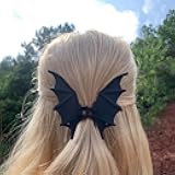 1 PC Cartoon Bat Hair Clips Halloween Hair Accessories Black Cute Fashion Shark Clip For Women Headwear Gifts