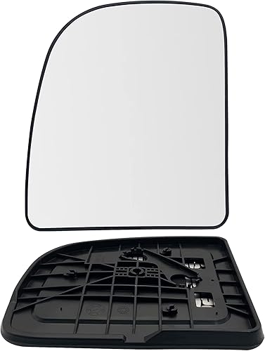 Espejo calefactable para el lado del conductor de Excursion compatible con Ford E150 E250 E350 E450 1999-2007, Ford F250 F350 F450 F550 2000-2005,