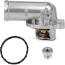 MITZONE - Upgraded Aluminum Thermostat Housing Assembly Compatible with Jeep Dodge RAM Chrysler 3.6L 3.2L V6 Vehicles 2011-2021 - 200 Town & Country Avenger Grand Caravan Cherokee