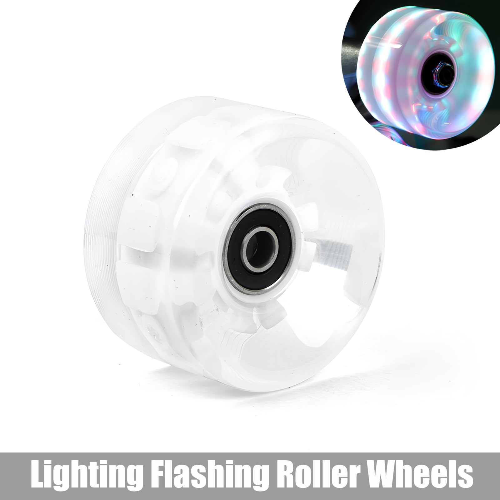 Sostituzione delle Ruote per Pattini a Bobina per Ruote di Ricambio for Pattini a rotelle, Confezione da 4 Ruote for Pattini a rotelle 82A 32 x 58 mm, LED Quad Roller