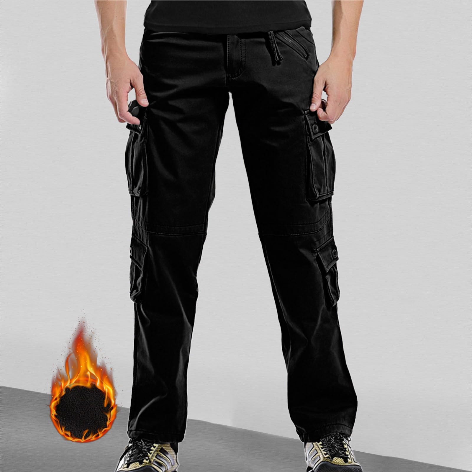 Pantalones cargo de algodón para hombre, pantalones militares, largos, tiempo libre, cargo, pantalones de trabajo, pantalones elásticos, pantalones chinos, pantalones de trabajo, pantalones de trabajo