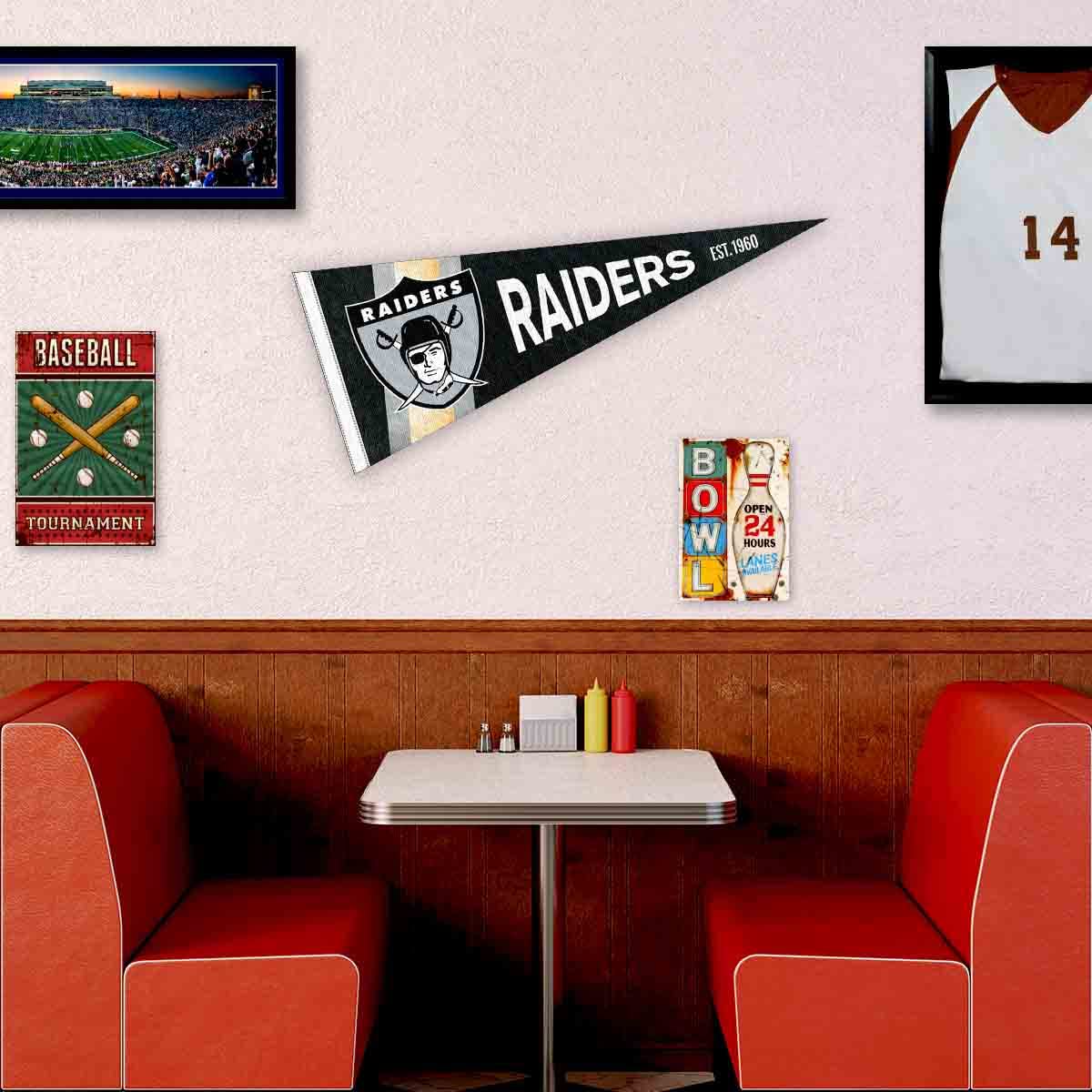 WinCraft Raiders Throwback Vintage Garden Flag – Double-Sided 12.5” X 18”, 2-Ply Polyester, Officially Licensed NFL Banner - View #11