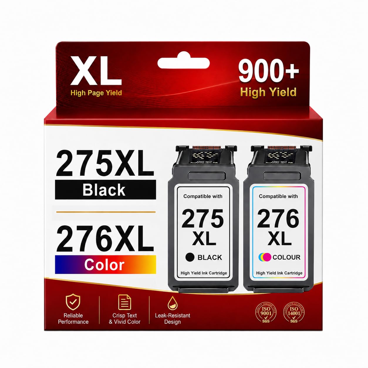 View 1 of GoToners 275XL 276XL Ink Cartridges for Canon PIXMA