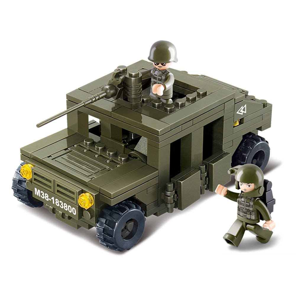 Sluban SlubanM38-B0297 Armoured Car Building Bricks Set