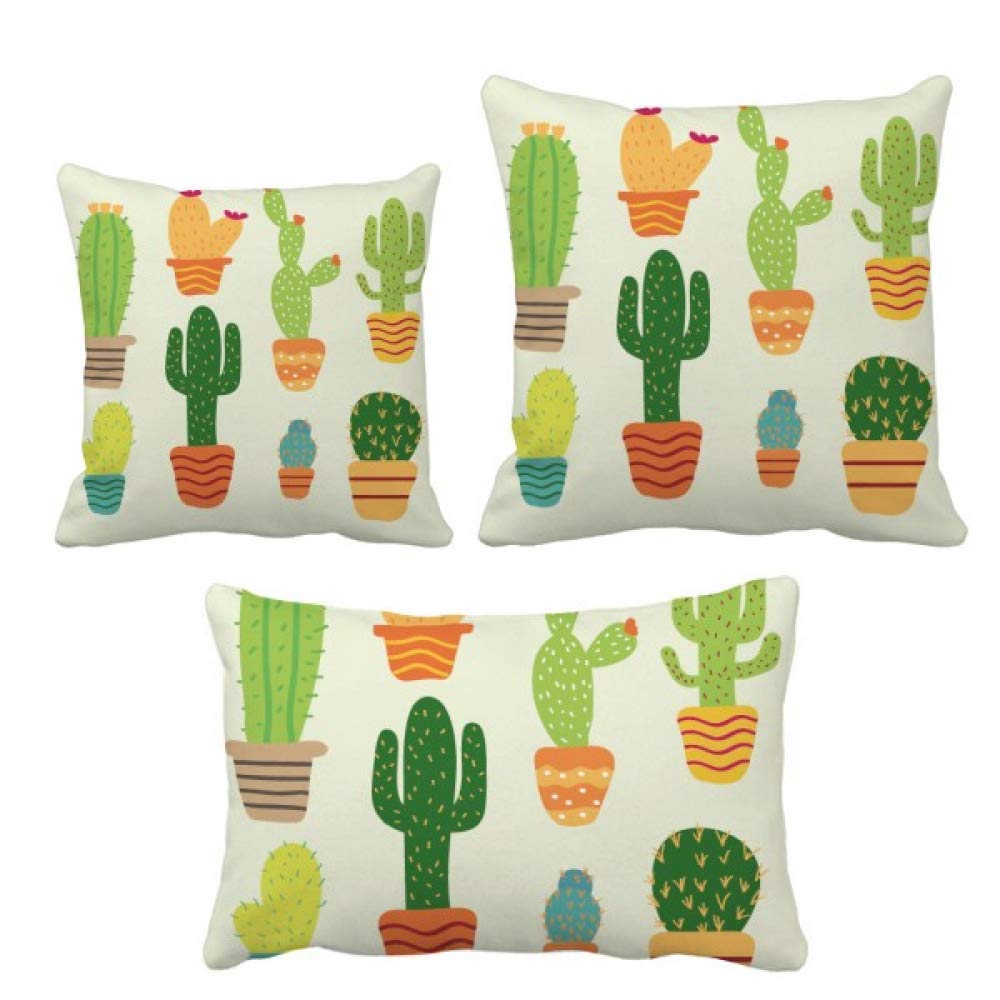 Housse de coussin cactus pour créer un coin lecture cocooning au salon
