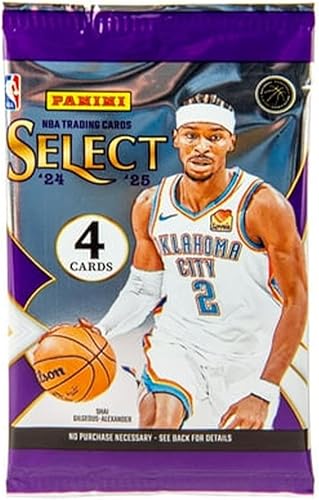 Miniatura 2 de Mega Box de baloncesto Panini Select NBA 2024-25 - Tarjetas oficiales de intercambio - Premios azules y rojos exclusivos de minoristas, tarjetas e