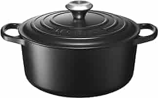 ★未使用【LE CREUSET】ル・クルーゼココットロンド24cmマットブラック Amazon｜ル・クルーゼ(Le Creuset) 鋳物 ホーロー 鍋 両手鍋 鉄