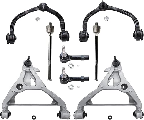 Miniatura 149 de Detroit Axle - Kit de suspensión frontal de 8 piezas para Chevy Aveo Aveo5 Pontiac G3 Wave Wave5 Suzuki Swift+ 2 brazos de control inferiores con