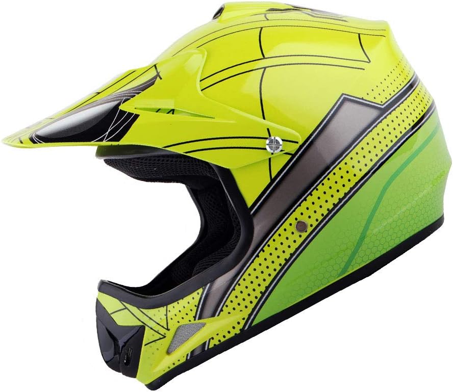 1Storm Youth Motocross Helmet BMX MX ATV Dirt Bike Go Kart Kids Helmet