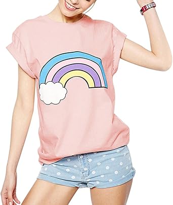 pink tees for women