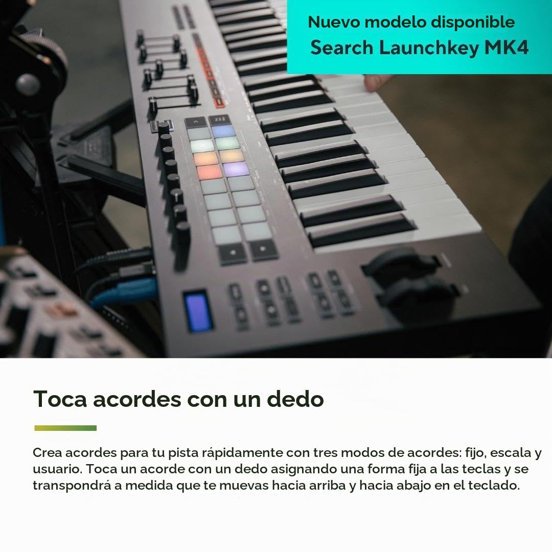 Amazon.com: Novation Launchkey 61 [MK3] - Teclado controlador MIDI