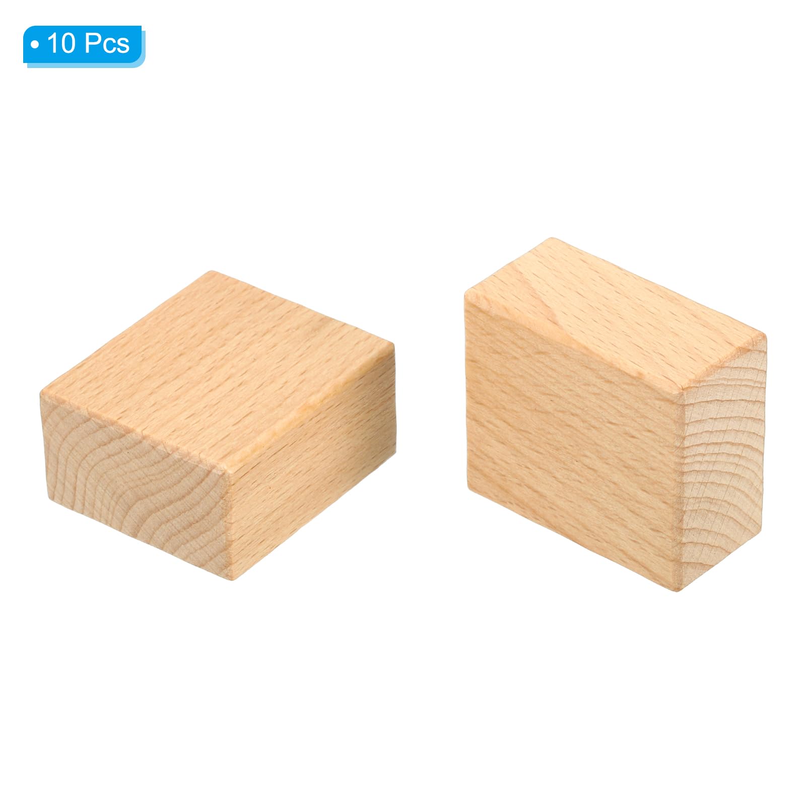 PATIKIL 40x35mm Blank Wood Rubber Stamp Mounts - Image 3