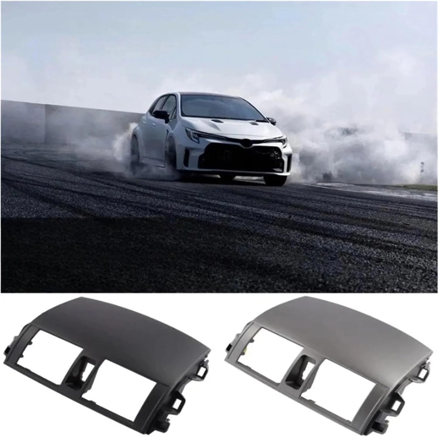 Car Dashboard Air Conditioning Outlet Panel Grille Cover | Compatible With Toyota Corolla Altis 2008-2013 2009 2010 2011 2012 W3Y6(M5 Black)