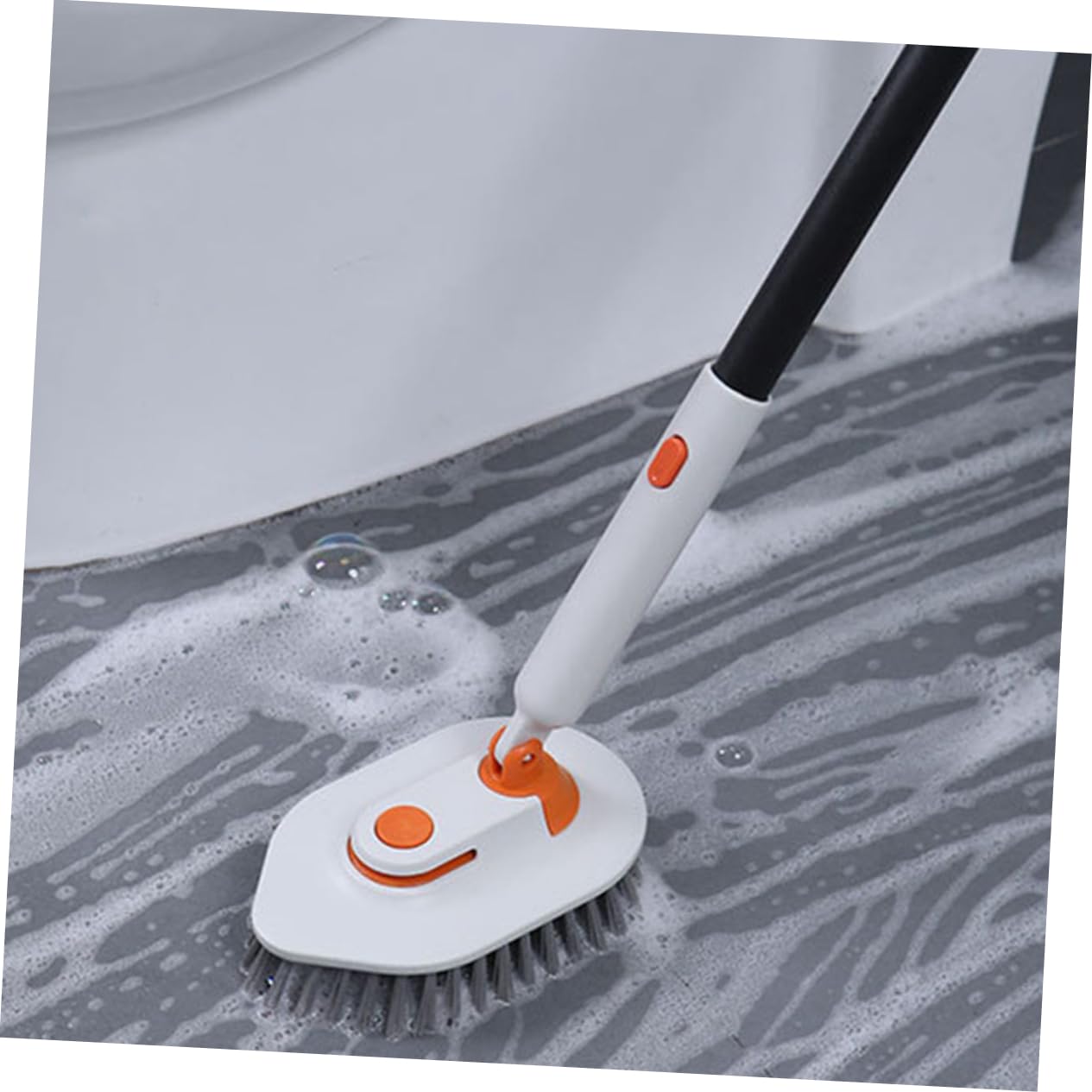 Cepillo De Suelo Multifuncional para Fregar Pisos Cepillo para Limpiar Baño y Ventanas para Azulejos Bañeras y Limpieza De Hogar