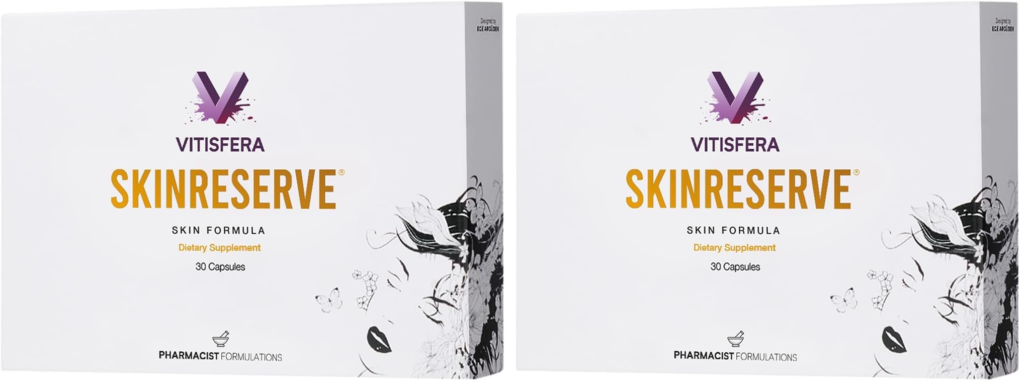 Vitisfera SkinReserve 30 Kapsül- Cüce Palmiye Ekstresi, Hayıt Ekstresi, Multivitamin ve Multimineral (2 paketi)
