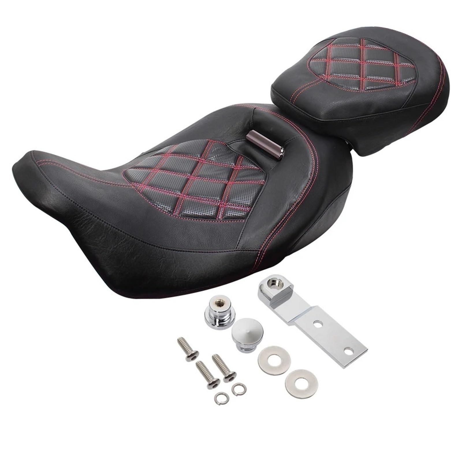 Poduszka Kufer Motocyklowy Zestaw siedzeń kierowcy i pasażera motocykla pasujący do Harley Touring Road King Glide CVO 2009-2023