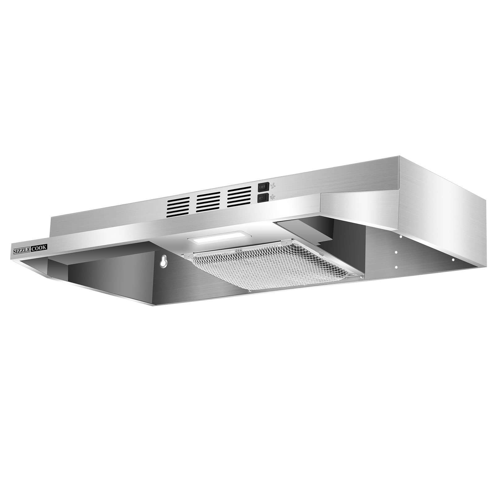 Amazon.com: SizzleCook Under Cabinet Range Hood 30 Inch Ducted
