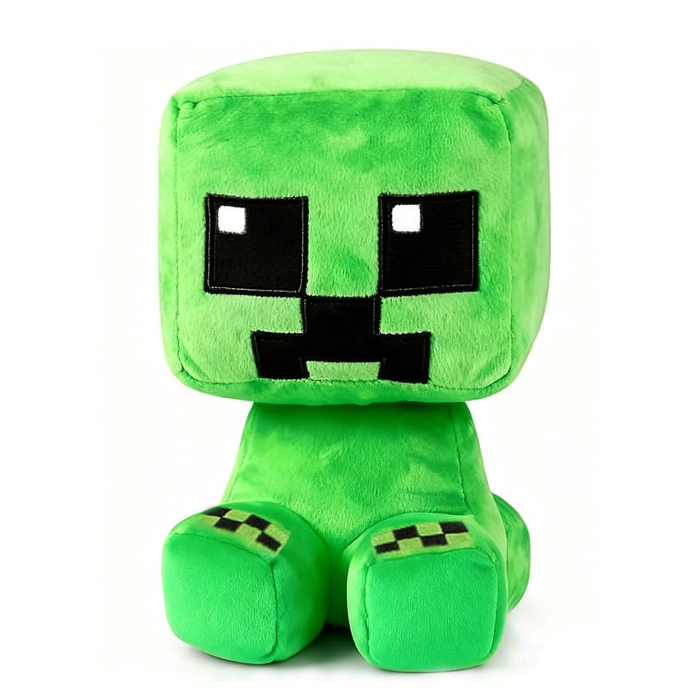 KBIBCK Creepe Plüsch, 23cm Plüschtier Stofftier, Cartoon Kuscheltier, CreepePlüschtier Flauschig, Spielefans Spielzeug, Charaktere Puppe zum Thema Spiel, Perfektes Kuscheltier für Geburtstagsgeschenk
