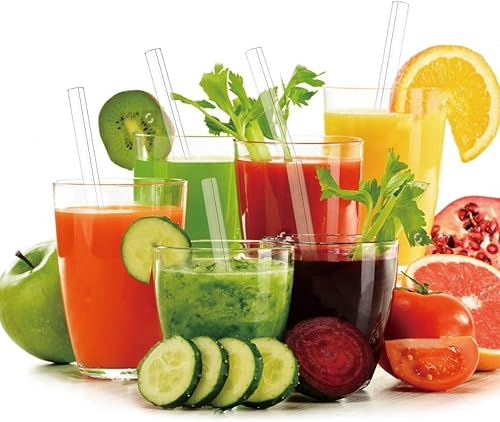 Miniatura 5 de 50 popotes transparentes reutilizables con cepillo de limpieza, pajitas cortas de 5.9 in (6 pulgadas) para niños, cócteles, café, jugo, sin BPA,