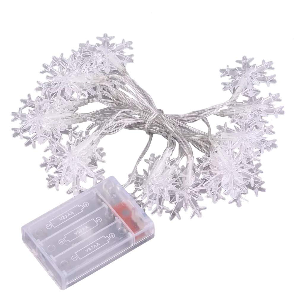 Guirlande Lumineuse Glaçon Flocon De Neige 4 Mètres 96 Lumières Lumières De Décoration De Noël