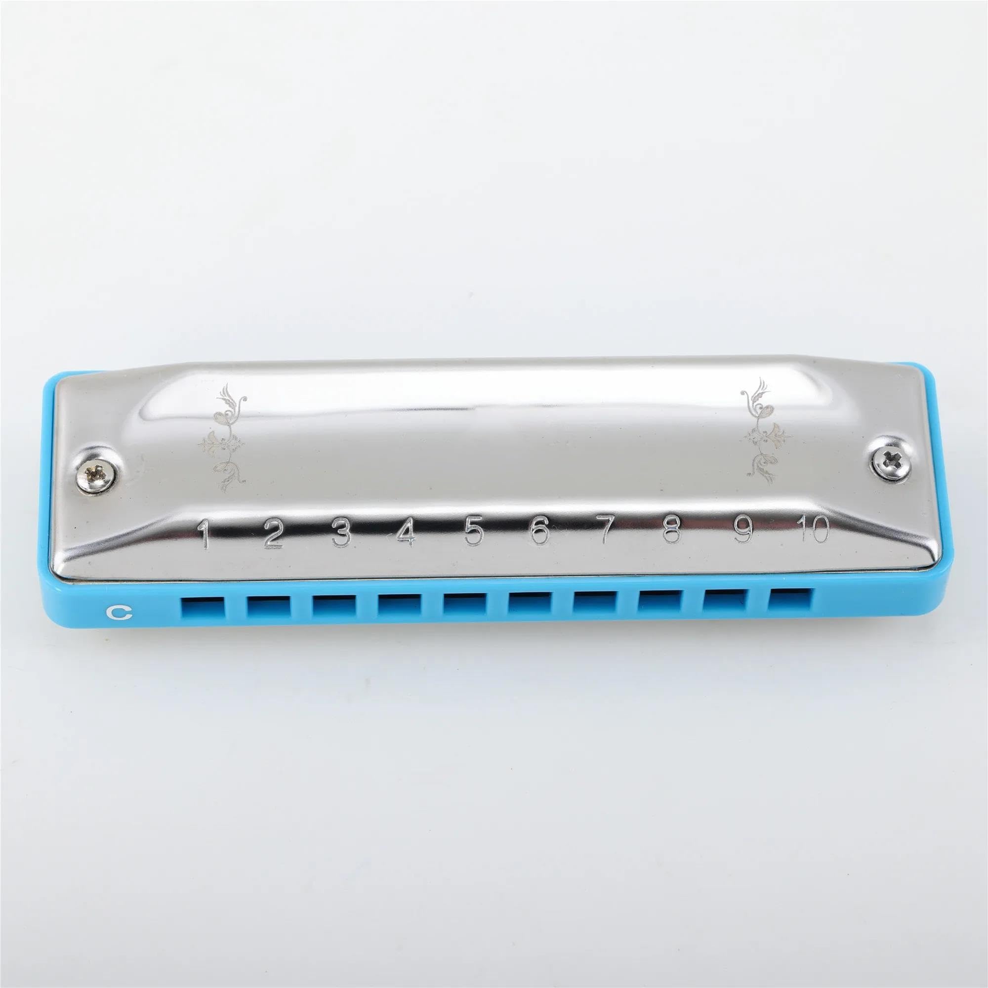 Harmonijka Zestaw Harmonijki Blues Harp 10 Otworów Z 7 Dla Początkujących I Profesjonalistów