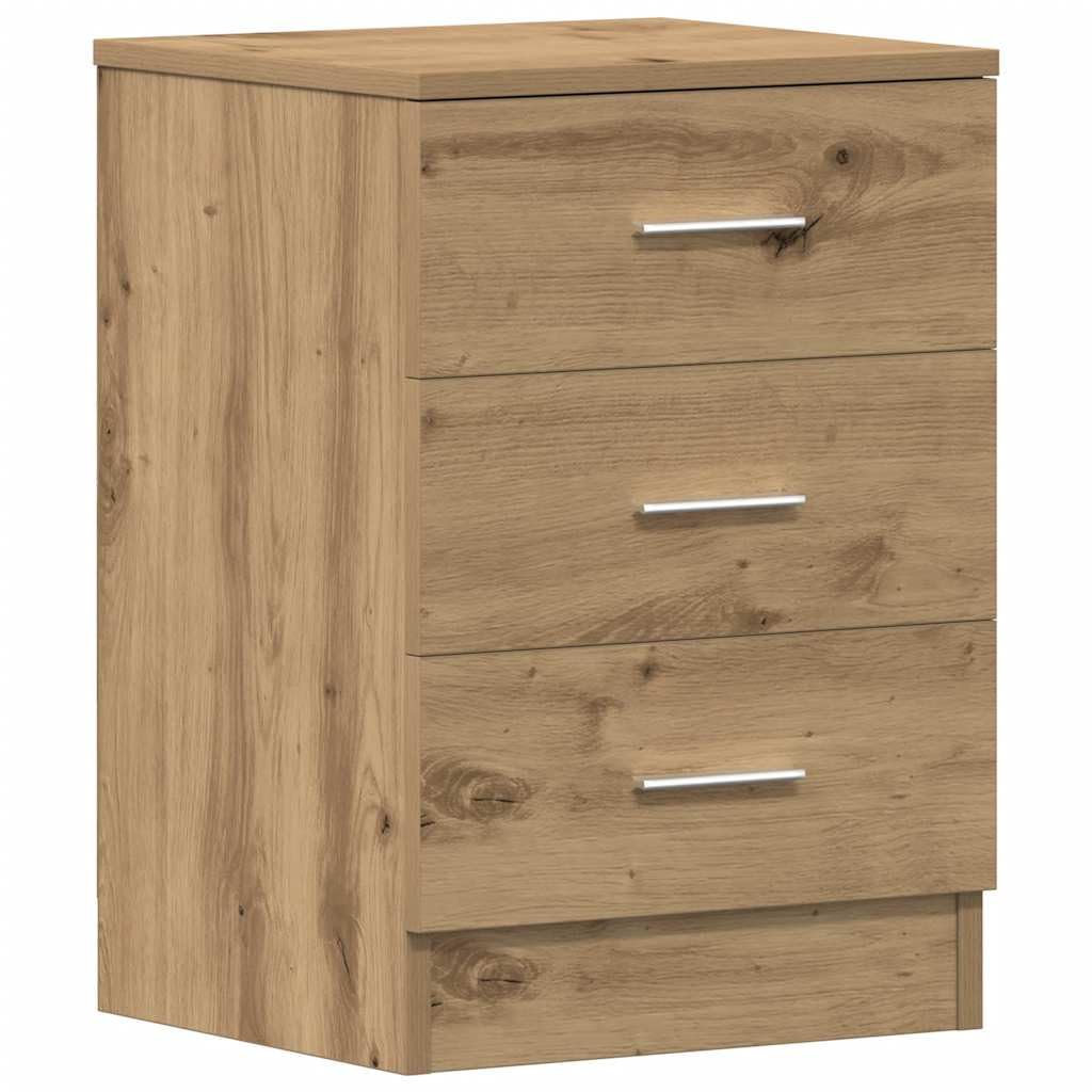 vidaXL Szafka nocna Artisan Oak 38x35x55 cm Drewno klejone