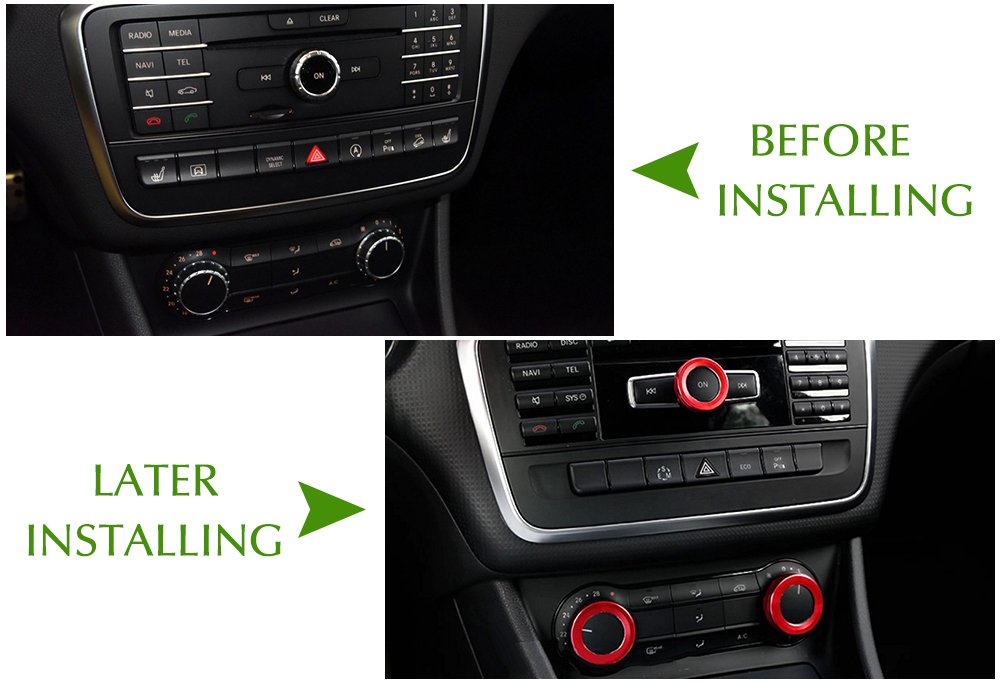 WOQUi Auto Aria condizionata Decorazione manopola del Volume