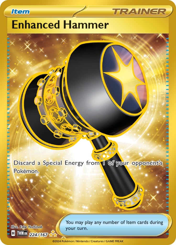 Pokemon – Enhanced Hammer 224/167 – Twilight Masquerade – Hyper Rare Gold – Foil Card