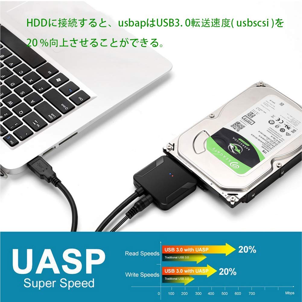 Amazon | SATA-USB 3.0 変換ケーブル 3.5/2.5インチ SSD/HDD用 け 12V Amazon | SATA-USB 3.0 変換ケーブル 3.5/2.5インチ SSD/HDD用 け 12V