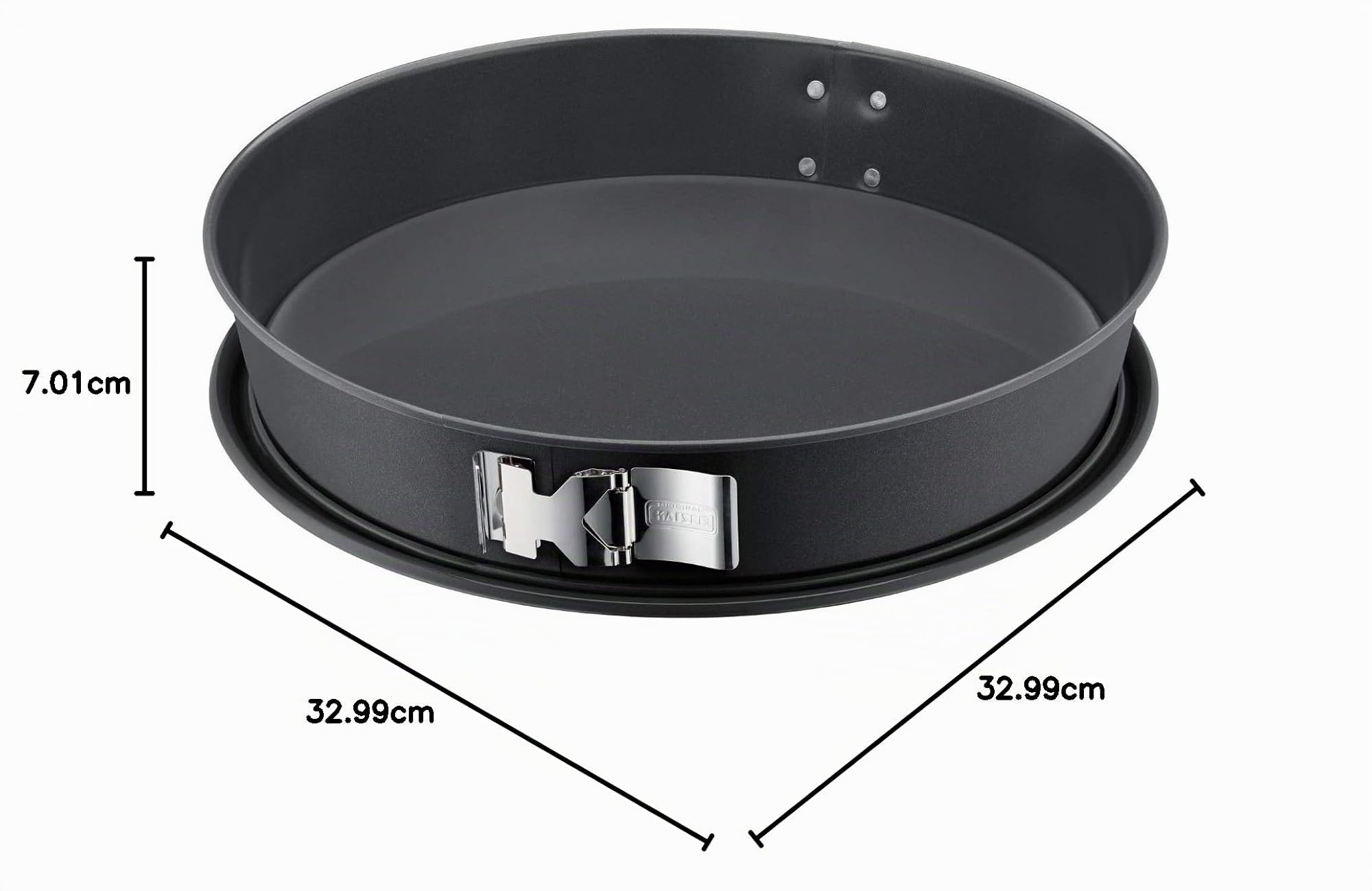 Kaiser La Forme Plus 32cm Moule Charnière avec Plaque Conique