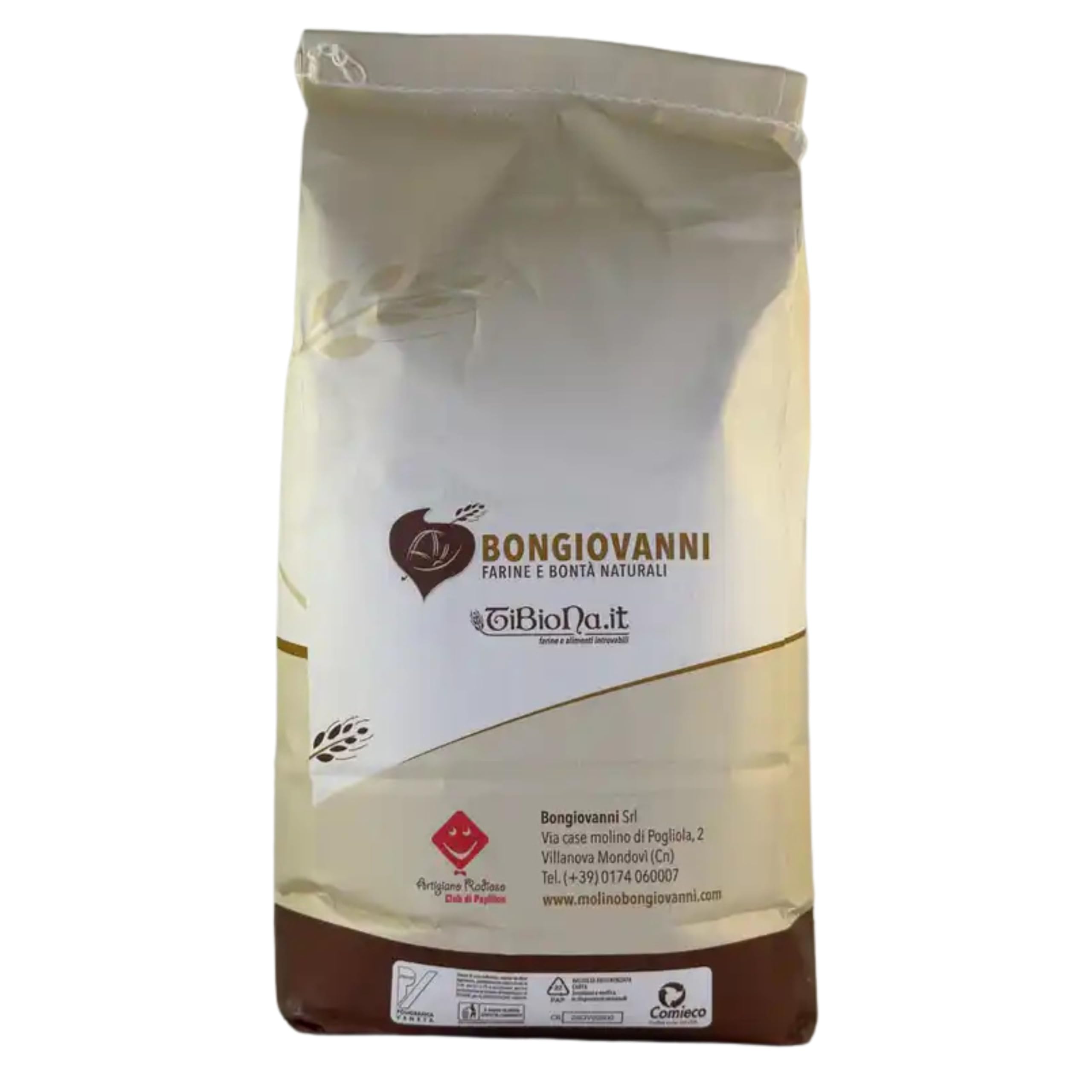 BONGIOVANNI FARINE E BONTA' NATURALI Semola di Grano Duro 5Kg BIO