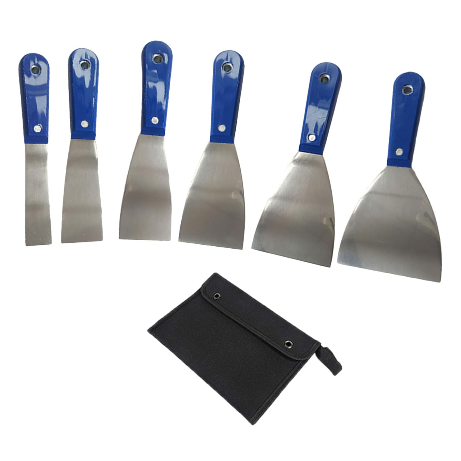 Pffiocix 1 Set Of 7 Pieces 4/7 Pcs Putty Scraper Safe Flexible Paint Scraper Tool Coating Wallpaper Decal Sparkling Plaster Application