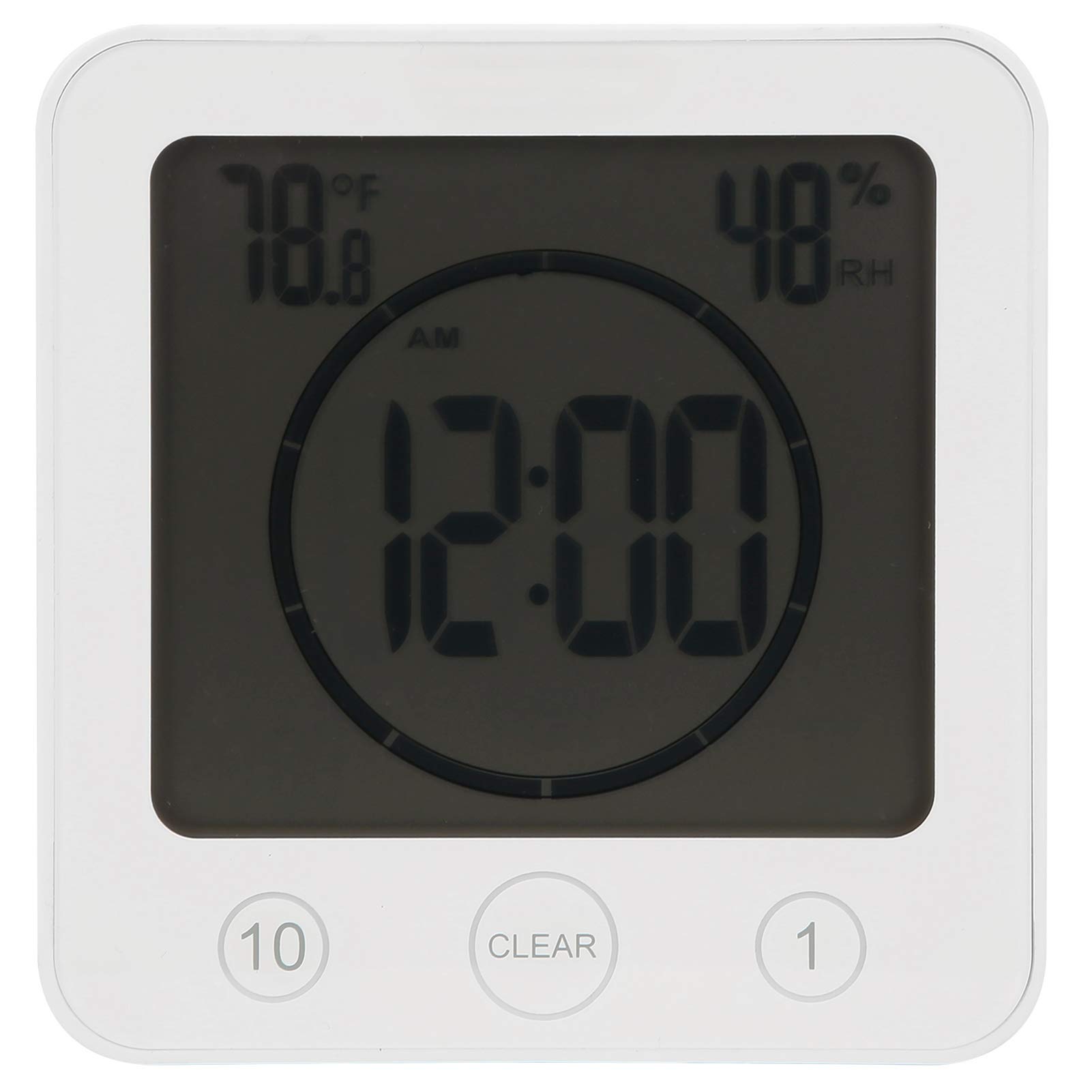 Digitalanzeige-Thermometer, wetterfestes Außentemperaturmessgerät mit Haken für den Garten