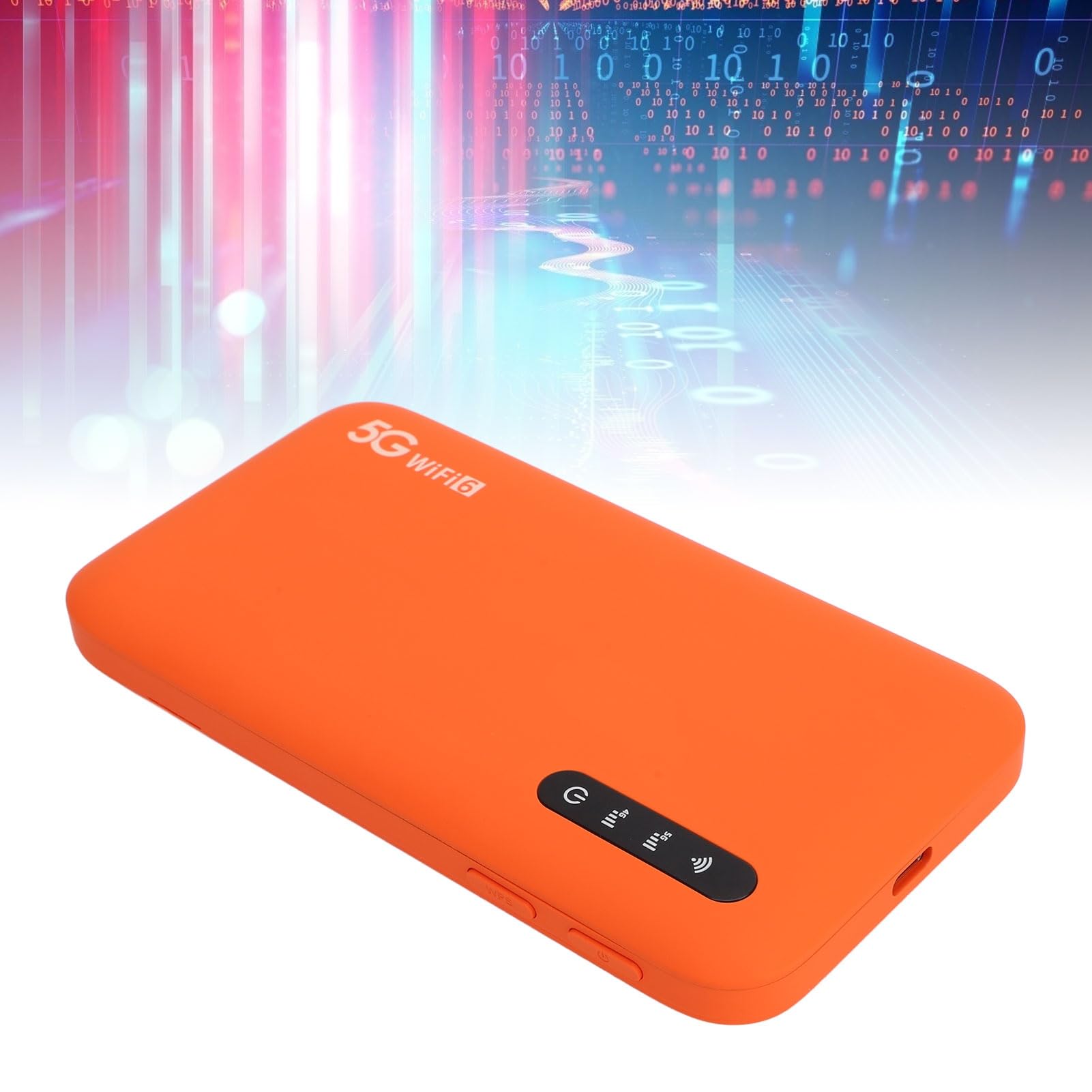 Router Hotspot Mobile 5G WiFi6, Dispositivo Hotspot Mobile Dual Band Ad Alta Velocità con Slot per Scheda SIM e Supporto Hot Swap 16 Dispositivi Dispositivo WiFi Portatile