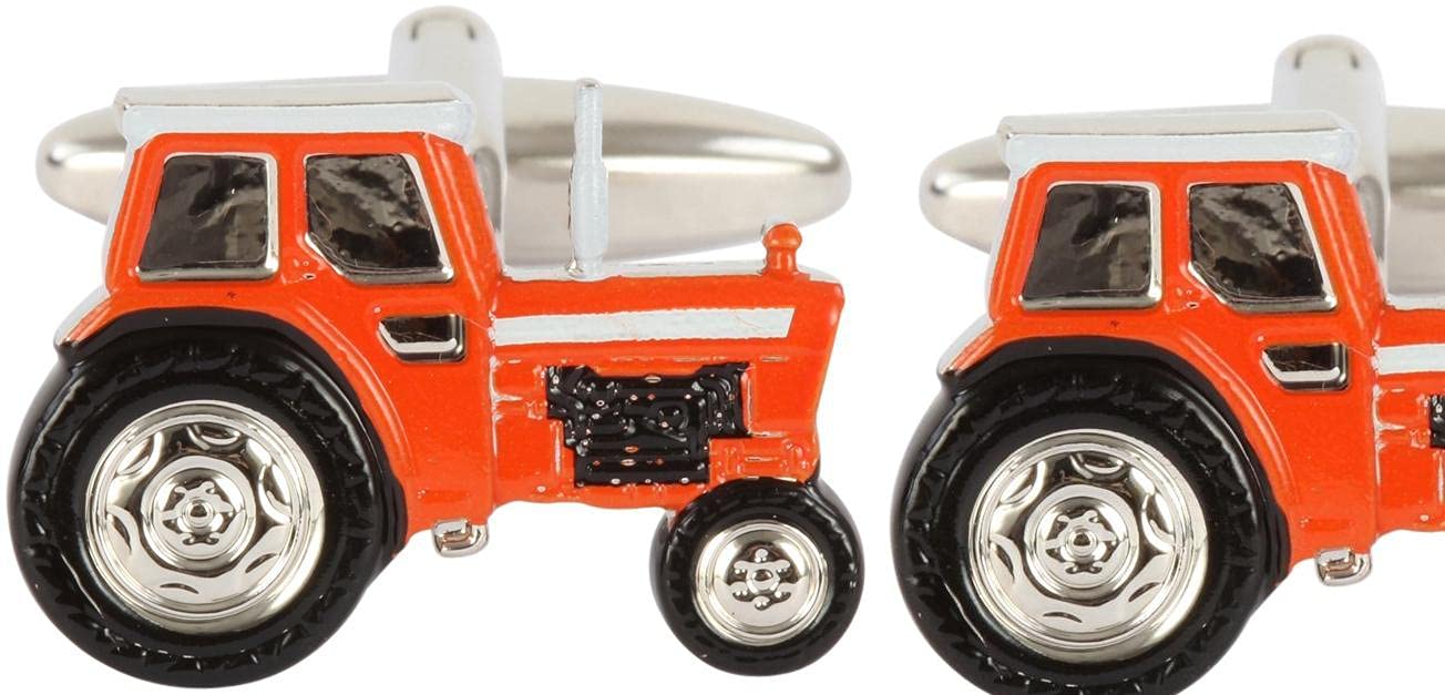 Farm Cottage Brands Men's Red Tractor Cufflinks In A Lovely Presentation Box
