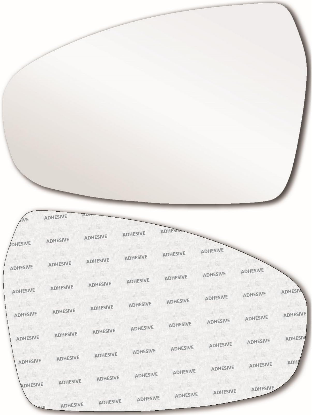 New Replacement Mirror Glass with Full Size Adhesive for 2019-2024 Kia Forte Driver Side View Left LH