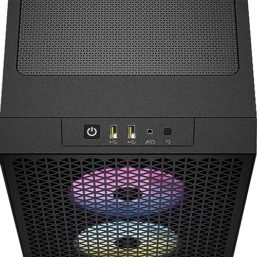 CORSAIR - PC Gamer iCUE AMD 4070 - MSI GeForce RTX 4070 12GB -  3000D Airflow RGB - Mere MSI B550M PRO WIFI - CORSAIR Vengeance PRO SL 2X8GB DDR4 3600 SSD 1TB - Windows 11 Pro - PC Desktop - Immagine 3