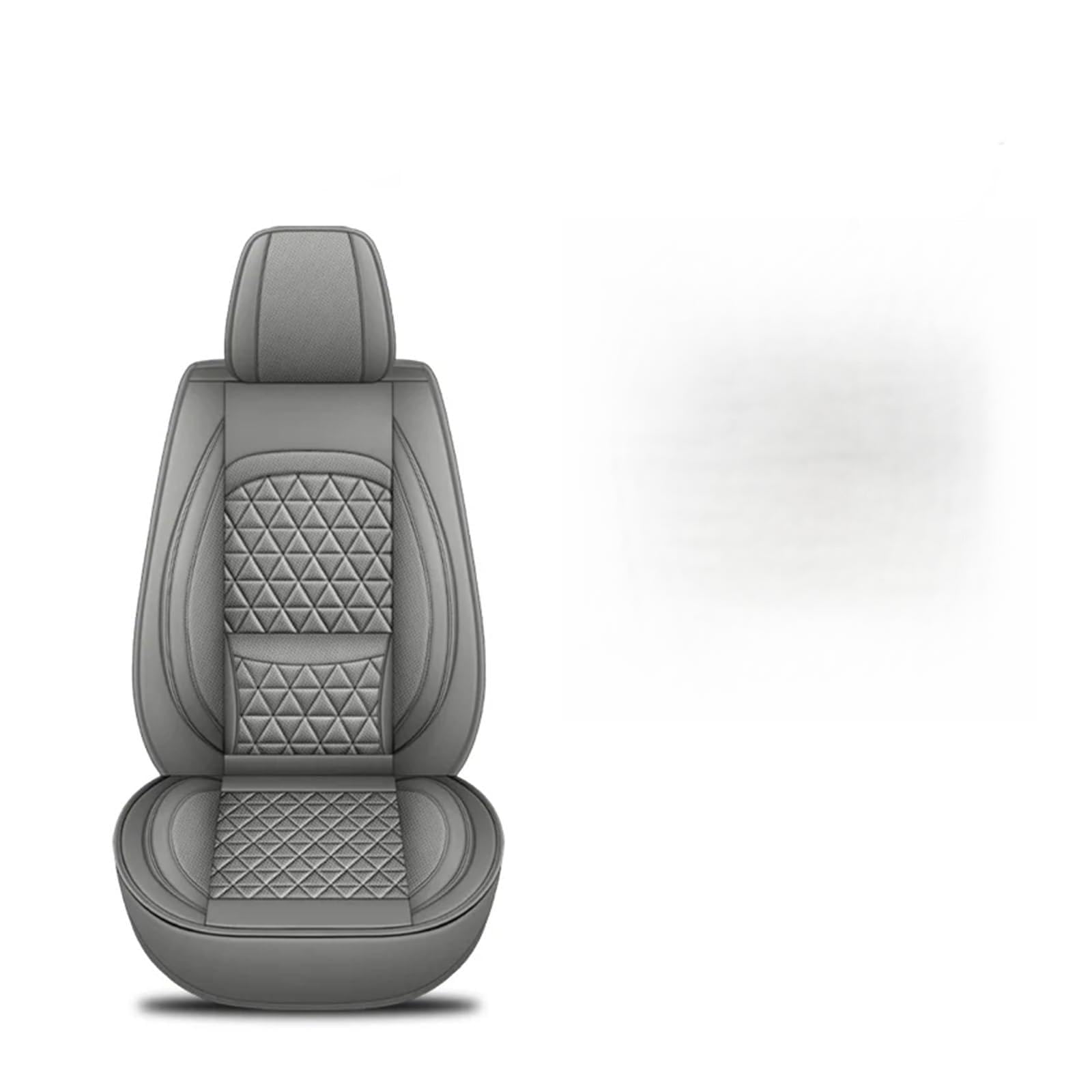 SWEPER Copri Seggiolino Auto Per CHRYSLER 300C 200 Per Grand Per Voyager Per Pacifica/Coprisedile Per Auto In Pelle PU Coprisedile Auto(Grey 5-seater a)