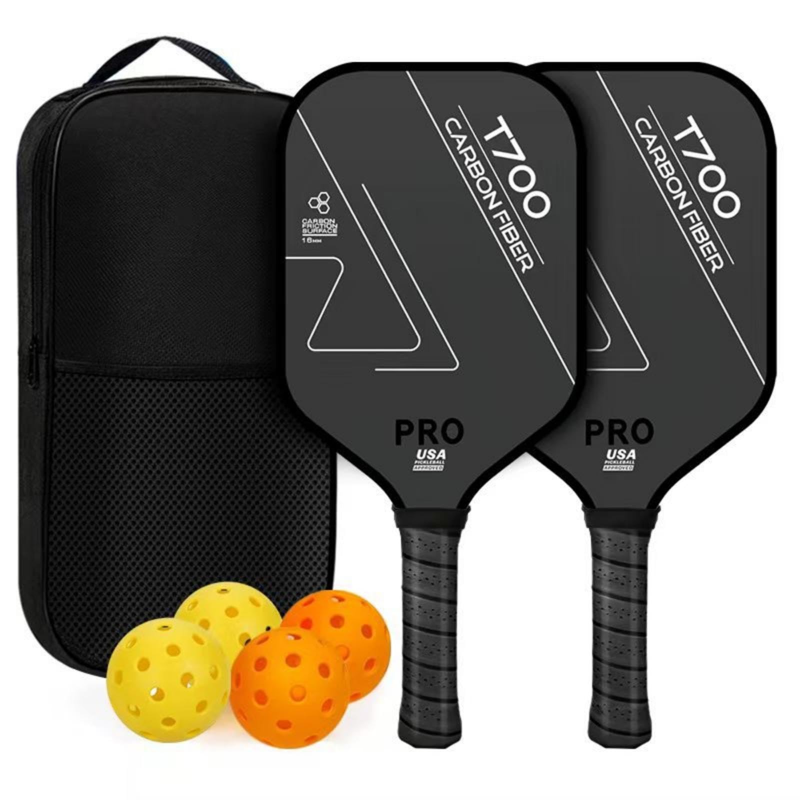 2 Pieces Paddleball Racket Set Textured Grip Paddleball Equipment Set with Balls High-Rotation for Adults, Beginners, Outside Play Black-picture-12