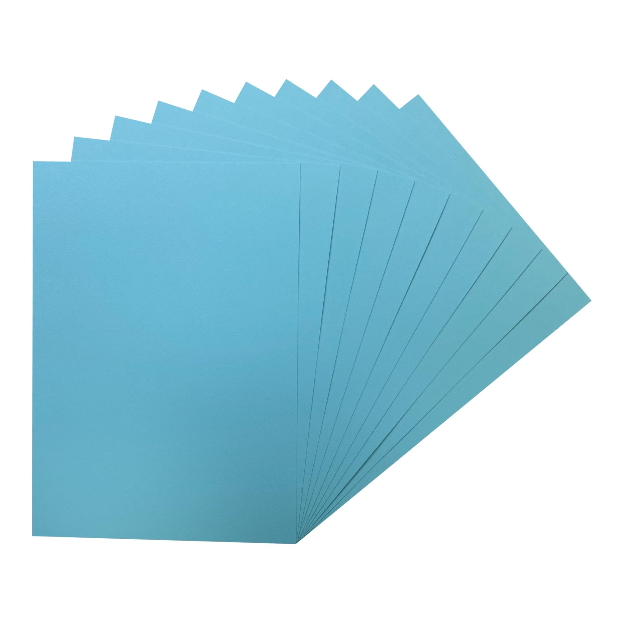 Janrax Light Blue Pack Of 50 A5 Coloured Card 160Gsm Sheets