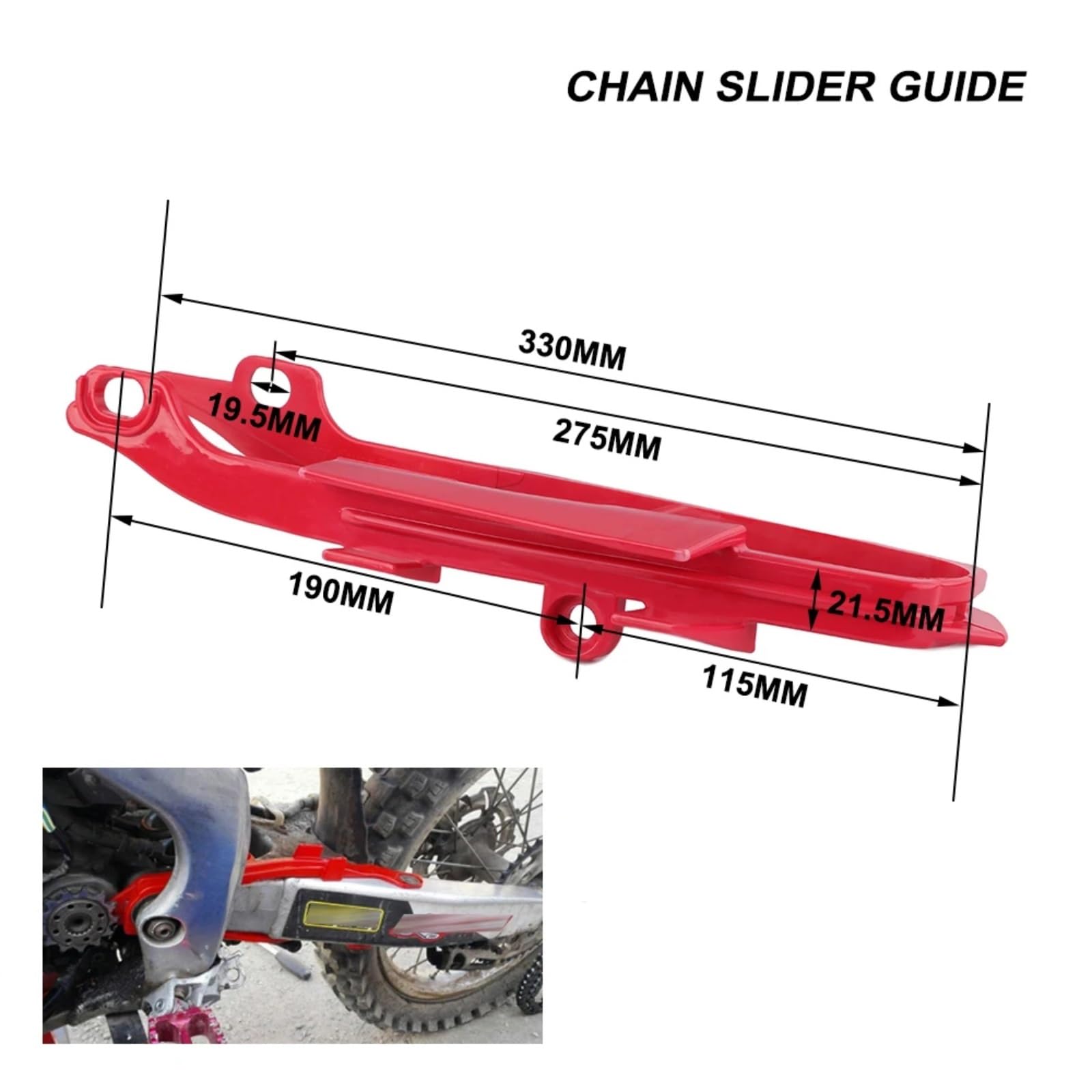 Tendicatena Moto Compatibile Con CR250R 2005-2007 Dispositivo Di Protezione Guida Guida Catena Moto Extreme Motocross Tough 874213248