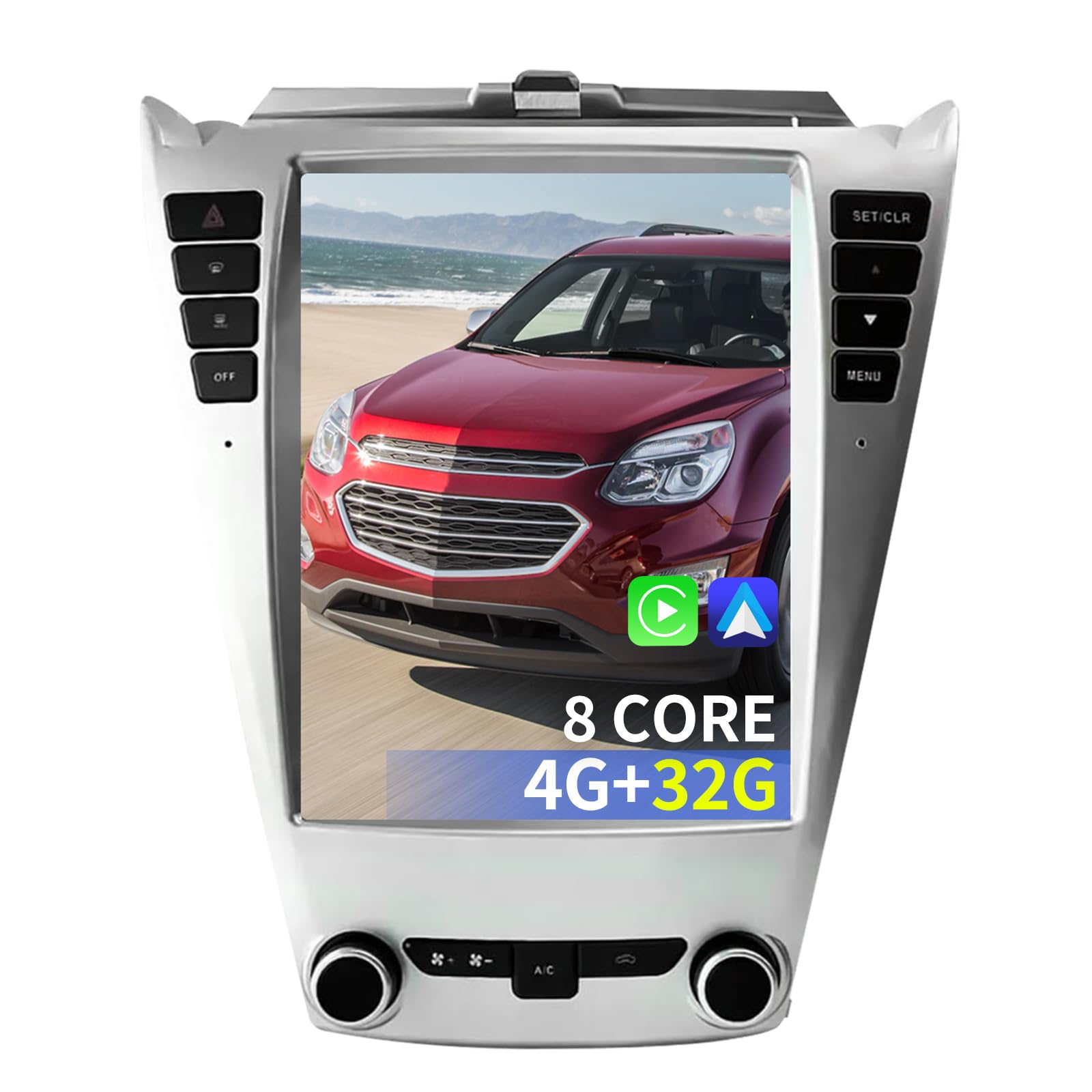 Android 12.0 for Chevrolet Equinox Explorer 2010-2017 Car Radio Auto Multimedia Player GPS Navigation Touch Screen Head Unit DSP High Version,Factory with Big Screen