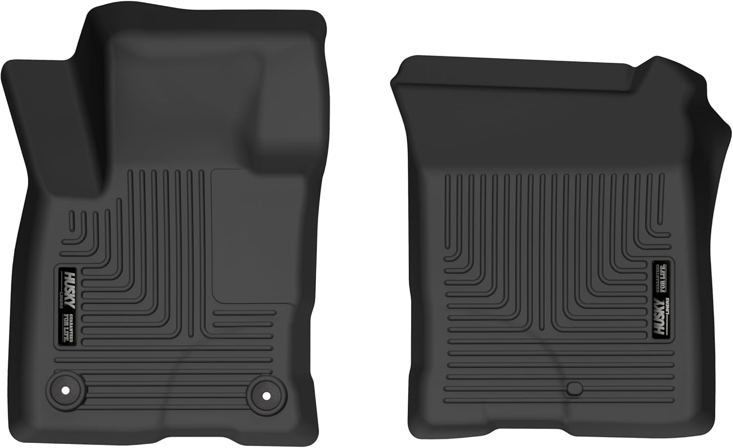 Husky Liners X-act Contour Floor Mats | Fits 2021-2025 Ford Bronco Sport; 2022-2025 Ford Maverick (EcoBoost Gas Model Only) | Front Row, 2-pc Black – 51891 Husky Liners X-act Contour Floor Mats | Fits 2021-2025 Ford Bronco Sport; 2022-2025 Ford Maverick (EcoBoost Gas Model Only) | Front Row, 2-pc Black – 51891