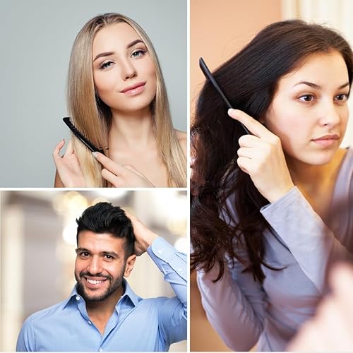 Miniatura 4 de Peine de dientes anchos  Peine de dientes anchos suave y resistente para rizos  Peine rizado para cabello largo húmedo o rizado  Peine resistente al
