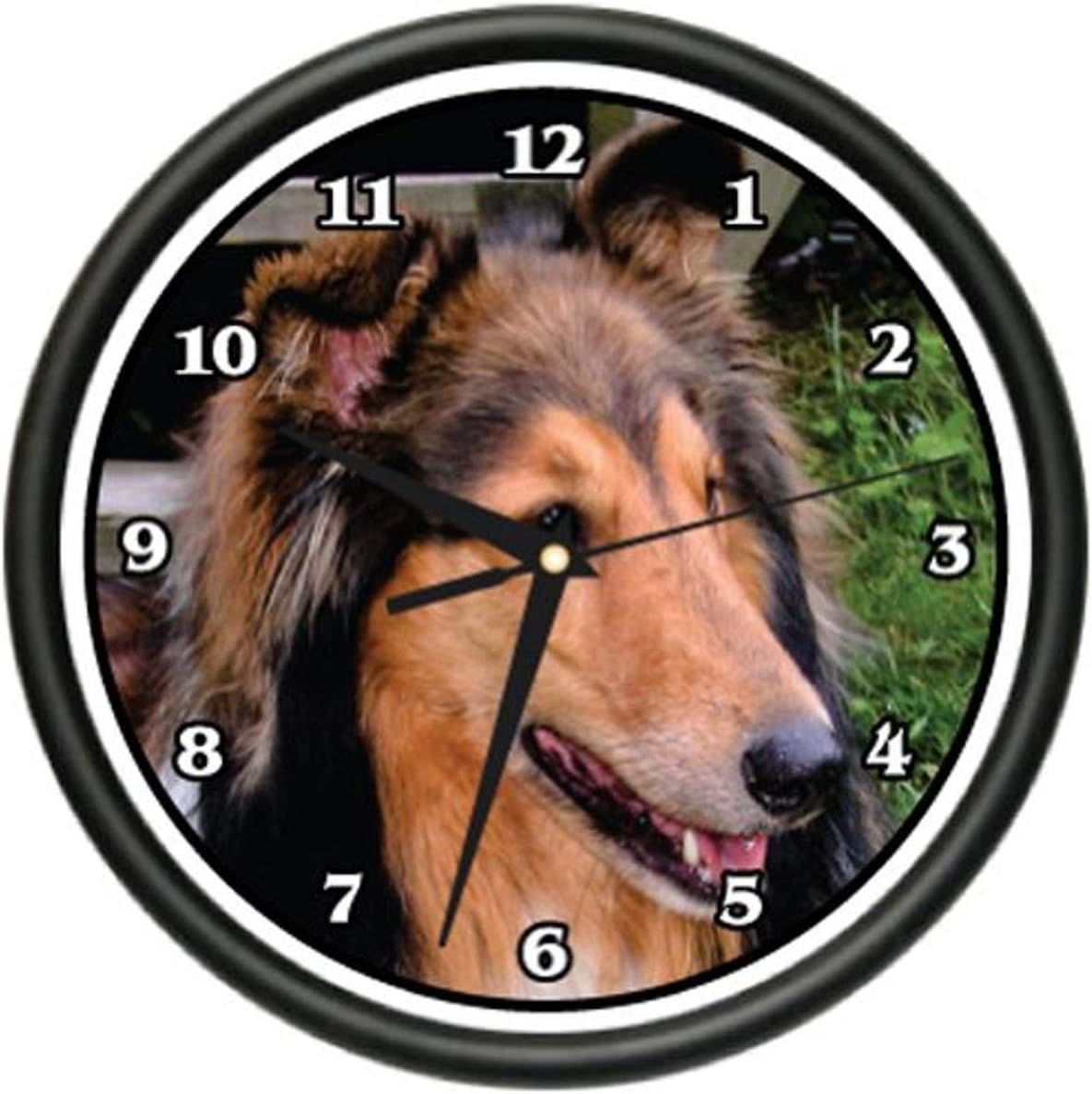 Collie Wall Clock Dog Doggie pet Breed Gift