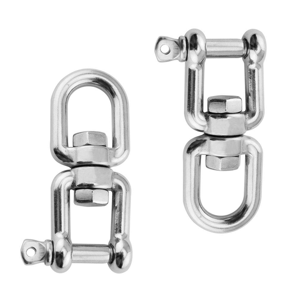 Buy Abimars Swivel Ring Snap Rolling Shackle Device Marine Grade