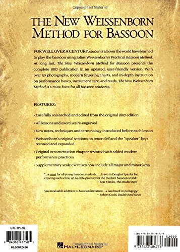Hal Leonard 842426 The New Weissenborn Method For Bassoon: thumb #1