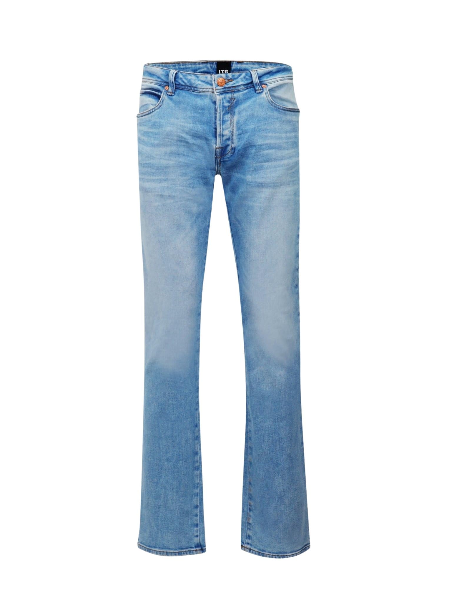LTB Jeans Herren Jeans Roden - Jeans Herren Bootcut aus Baumwollmischung, Ausgestellt Denim Light mit Knopfleiste Mittlere Taille - Blau