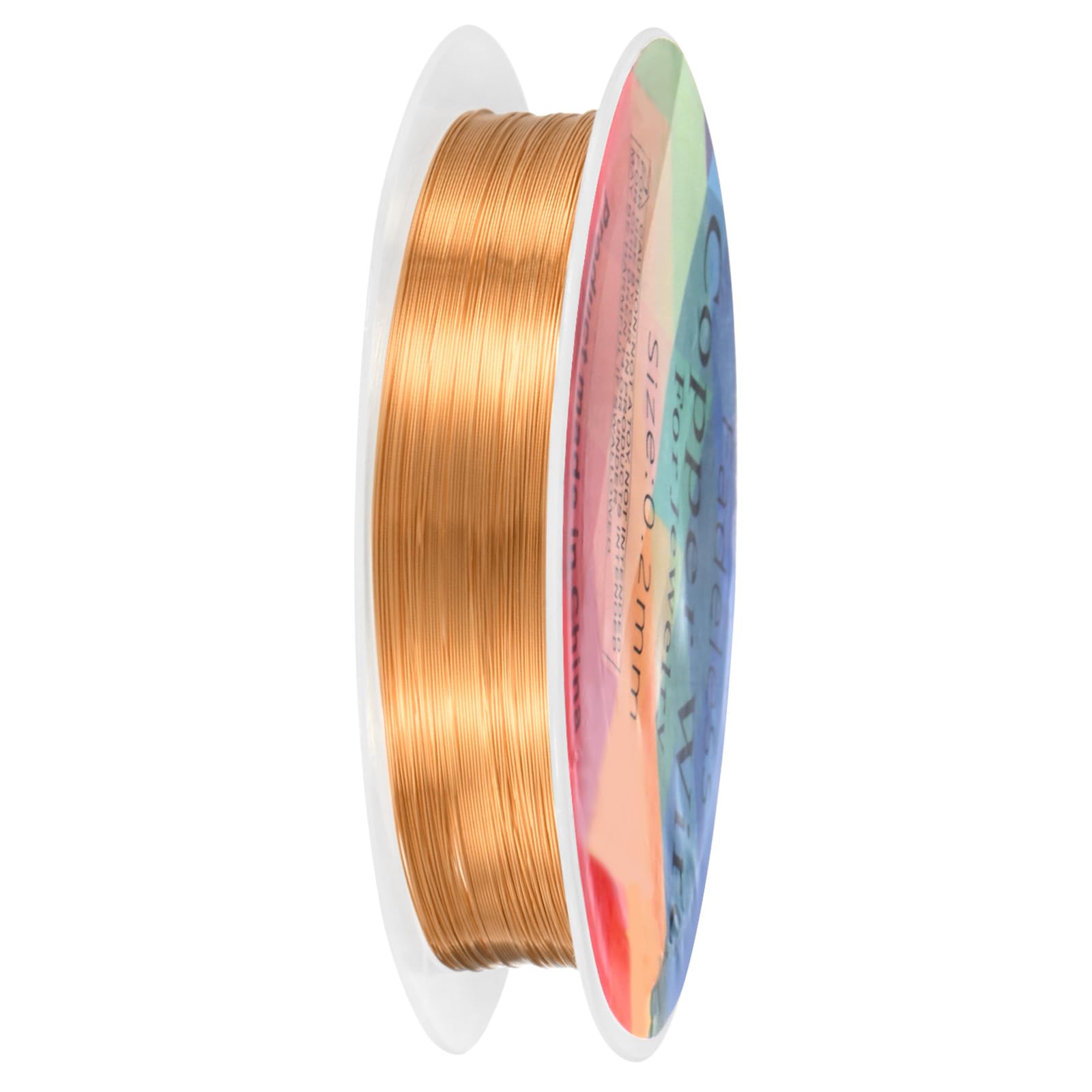 M METERXITY 0.2 mm/32 Gauge Copper Wire for Jewelry Making, 82FT Copper Beading Craft Wire for Jewelry/Weaving/DIY Crafting/Planting, Color-Retaining [25M, Copper Tone]