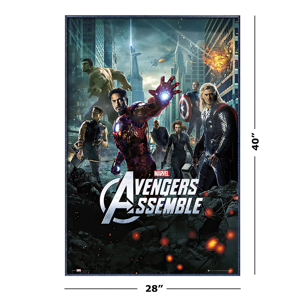 Amazon.com: Marvel's The Avengers - Framed Movie Poster